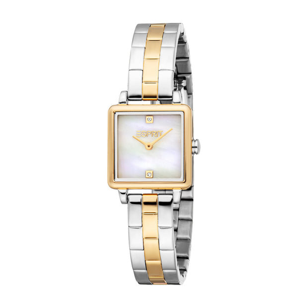 Women Square Two Tone 22X29.5mm Watch