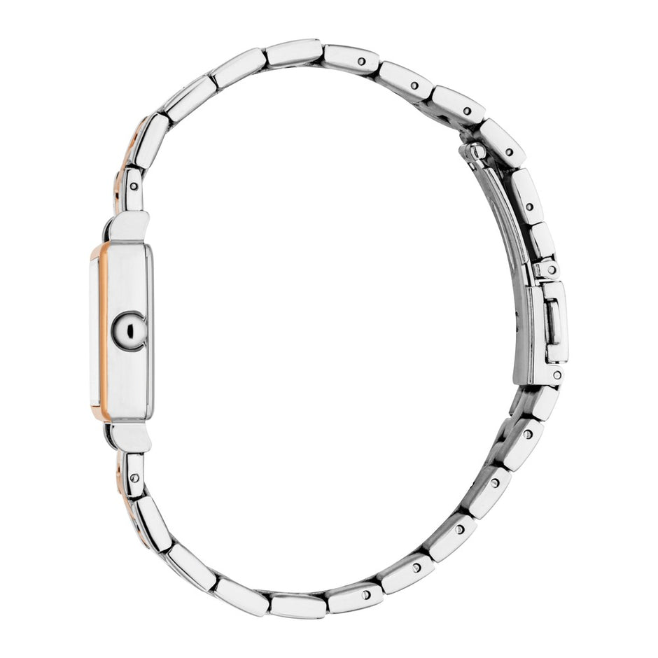 Women Square Two Tone 22X29.5mm Watch