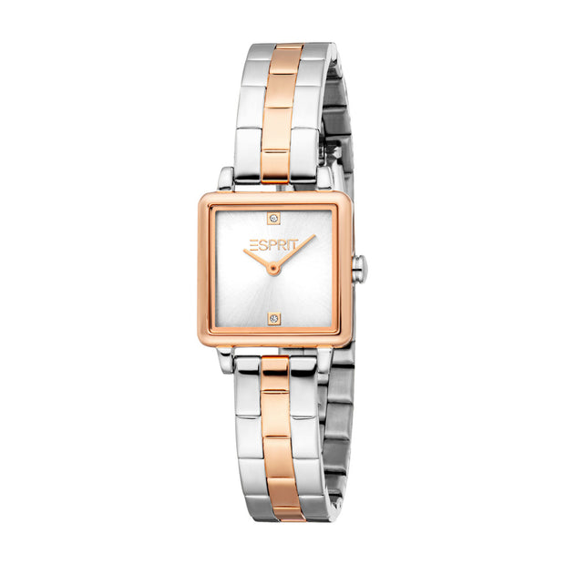 Women Square Two Tone 22X29.5mm Watch