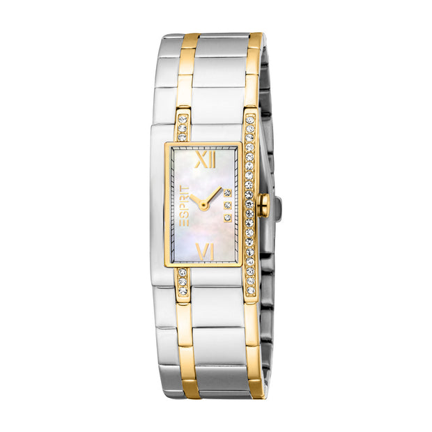 Women Houston Glitter Two Tone Watch