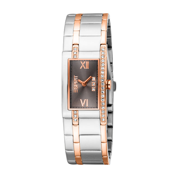 Women Houston Glitter Two Tone Watch