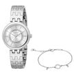 Women Myra Silver Watch Set