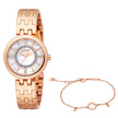 Women Myra Rose Gold Watch Set