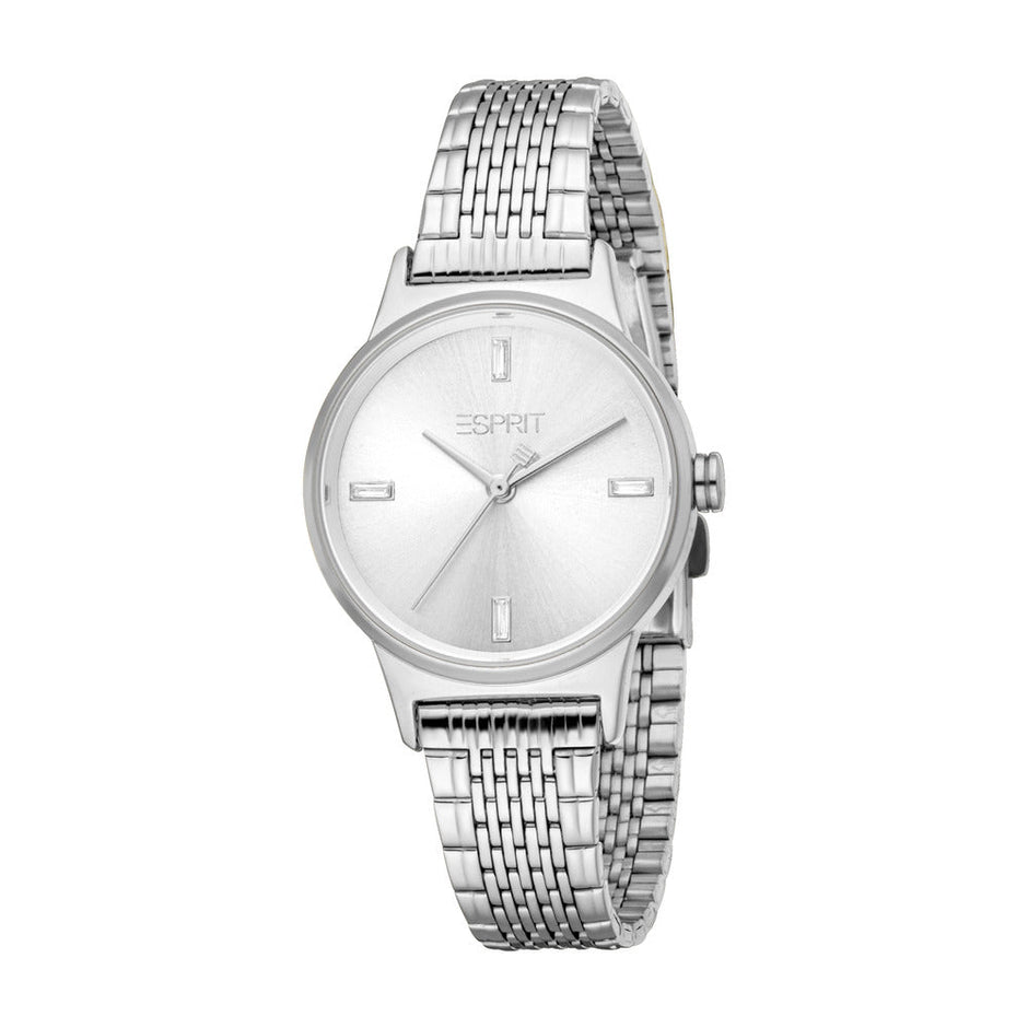 Women Violet Silver 30mm Watch Set