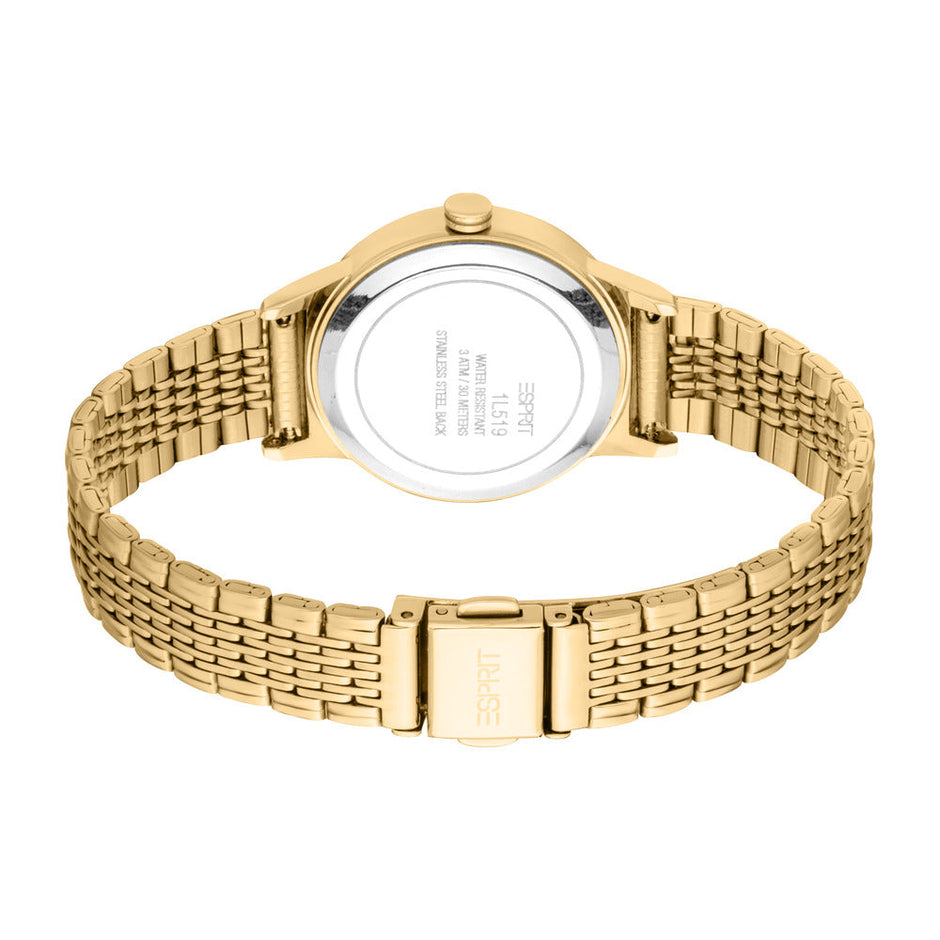 Women Violet Gold 30mm Watch Set
