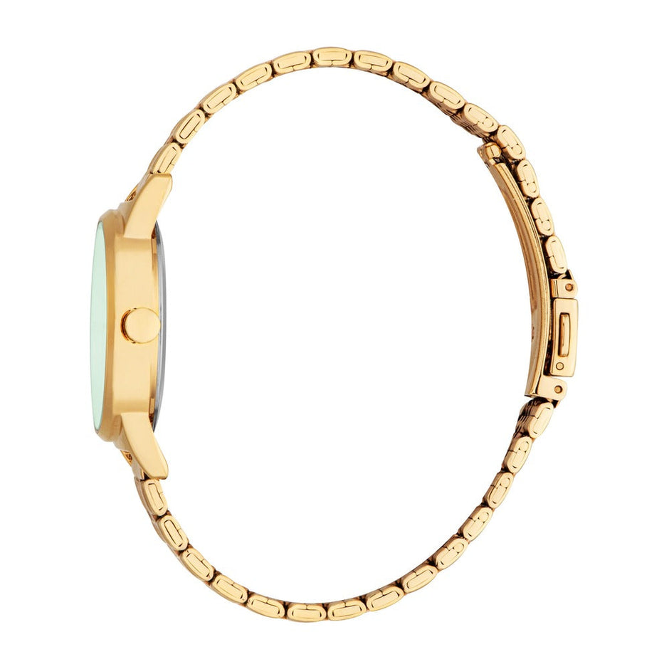 Women Violet Gold 30mm Watch Set