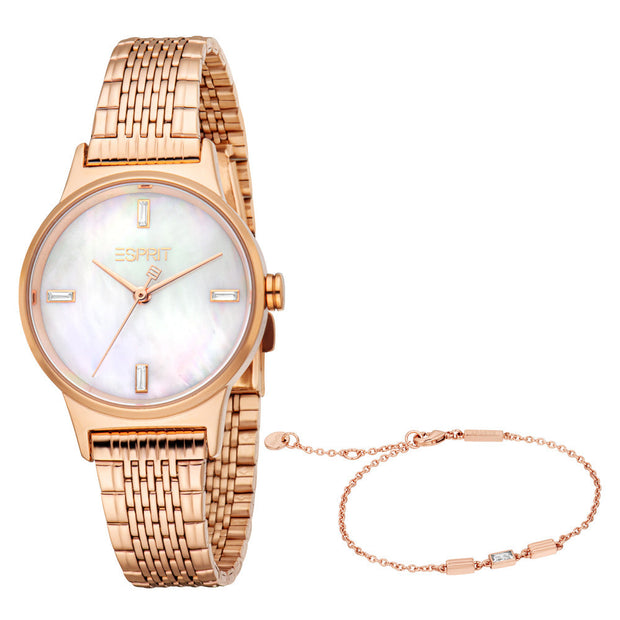 Women Violet Rose Gold 30mm Watch