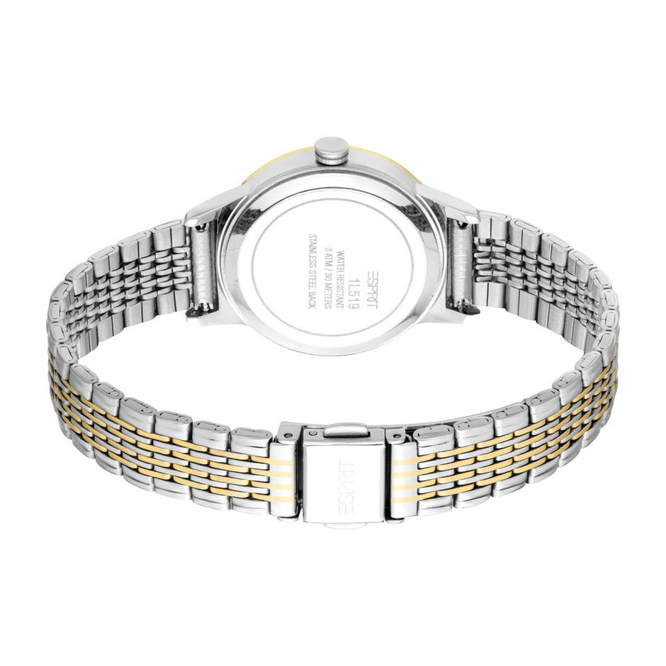 Women Violet Two Tone 30mm Watch Set
