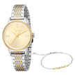 Women Violet Two Tone 30mm Watch Set