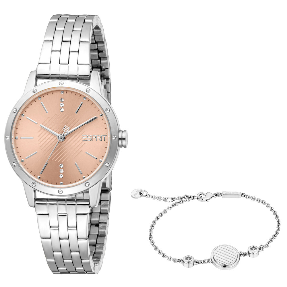 Women Catherine Silver Watch Set