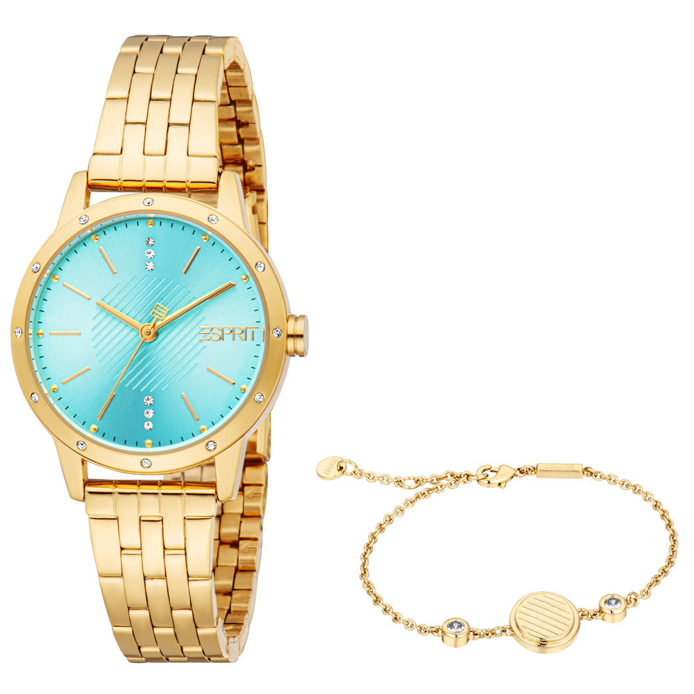 Women Catherine Golden Watch Set