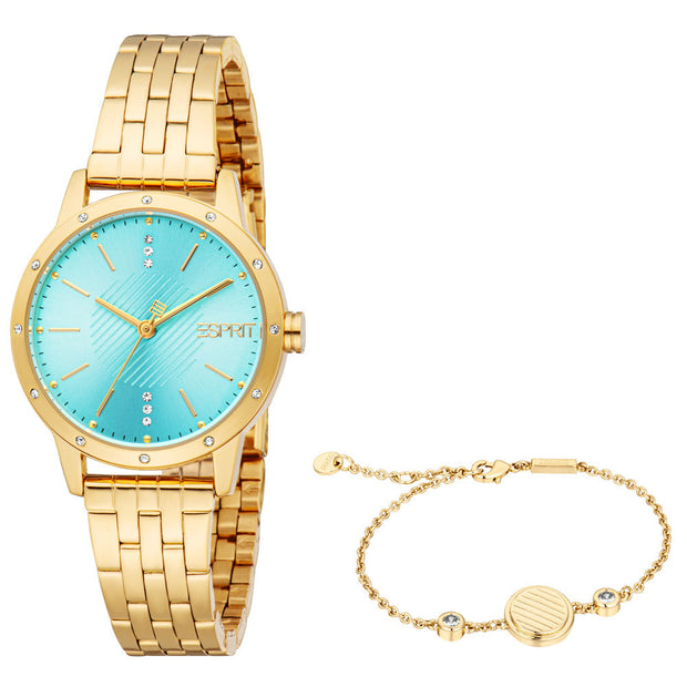 Women Catherine Golden Watch Set