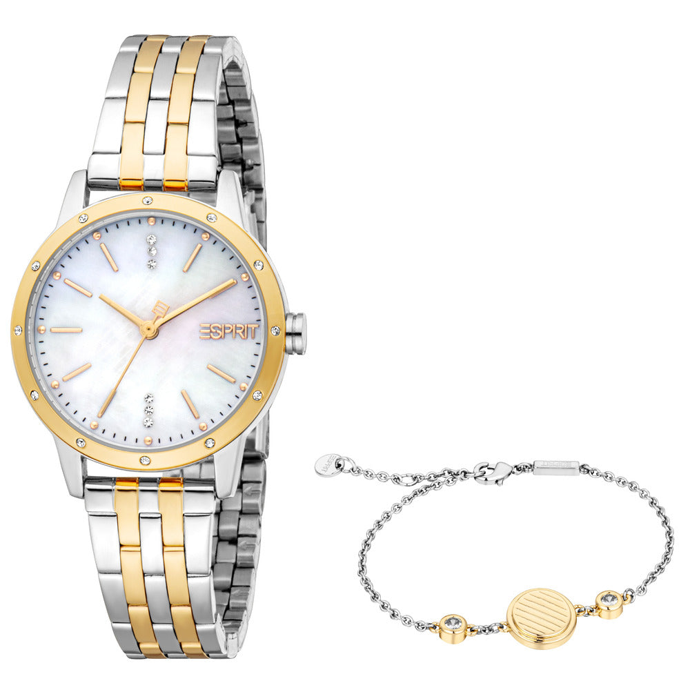 Women Catherine Two Tone Watch Set