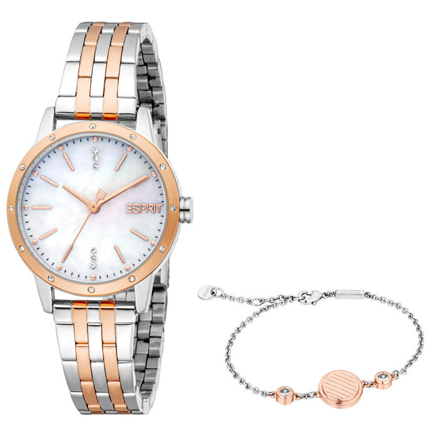 Women Catherine Two Tone Watch Set