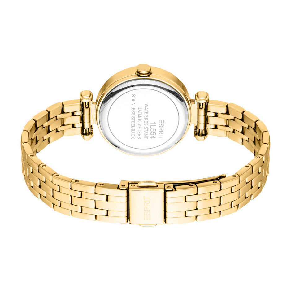 Women Skye Glitter Golden Watch