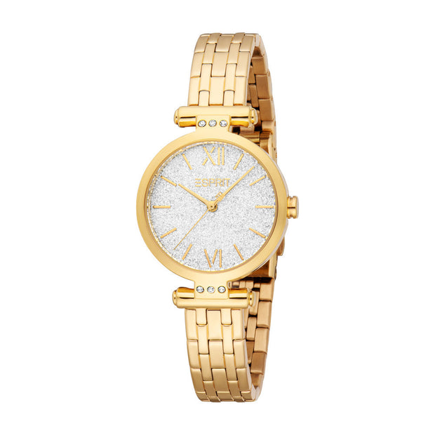 Women Skye Glitter Golden Watch
