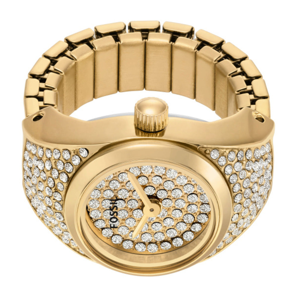 Women Watch Ring gold 15mm Watch