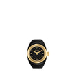 Women Black Ring Watch
