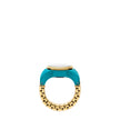 Women Blue Ring Watch