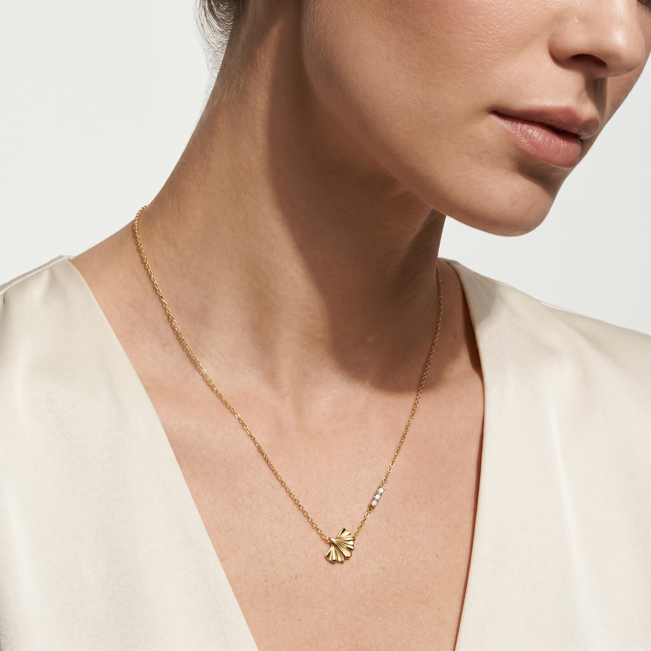 Women Sentimental Gold Necklace