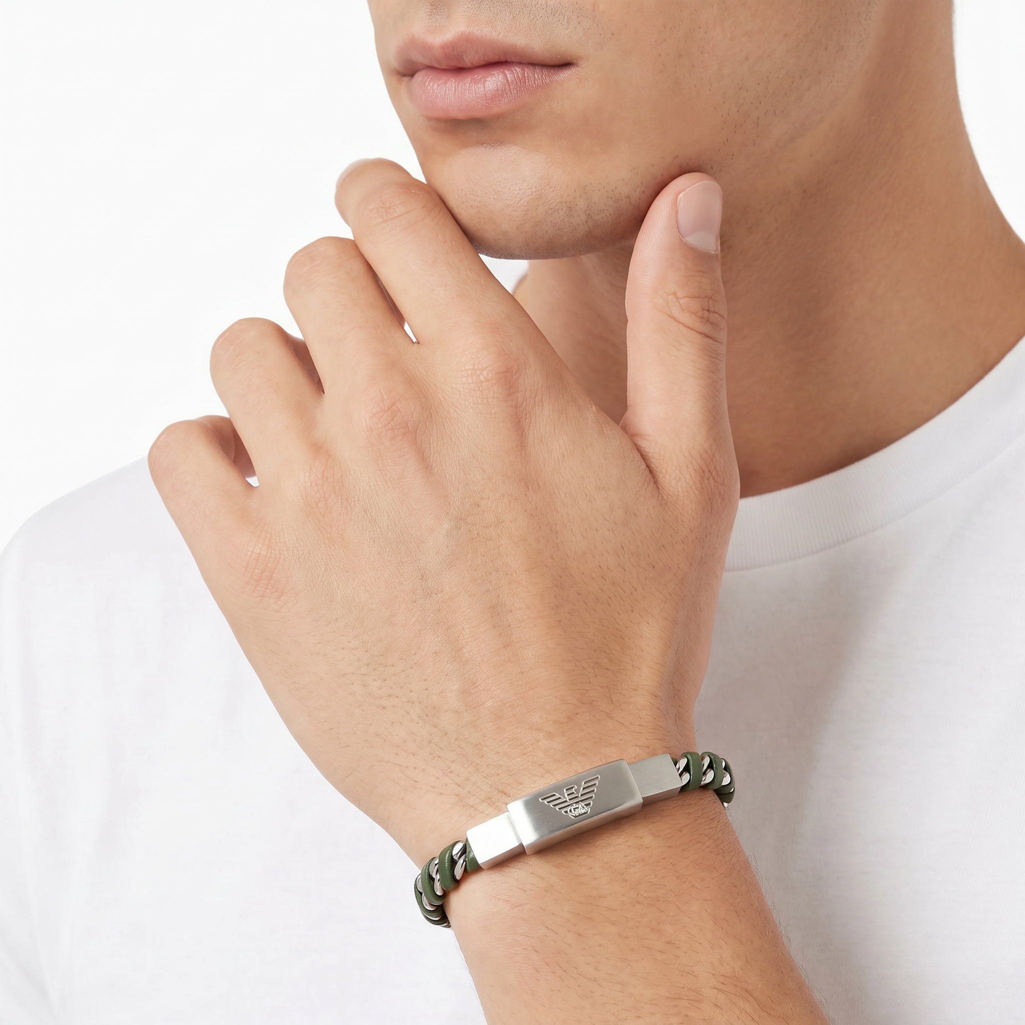 Men Eagle Logo Bracelet