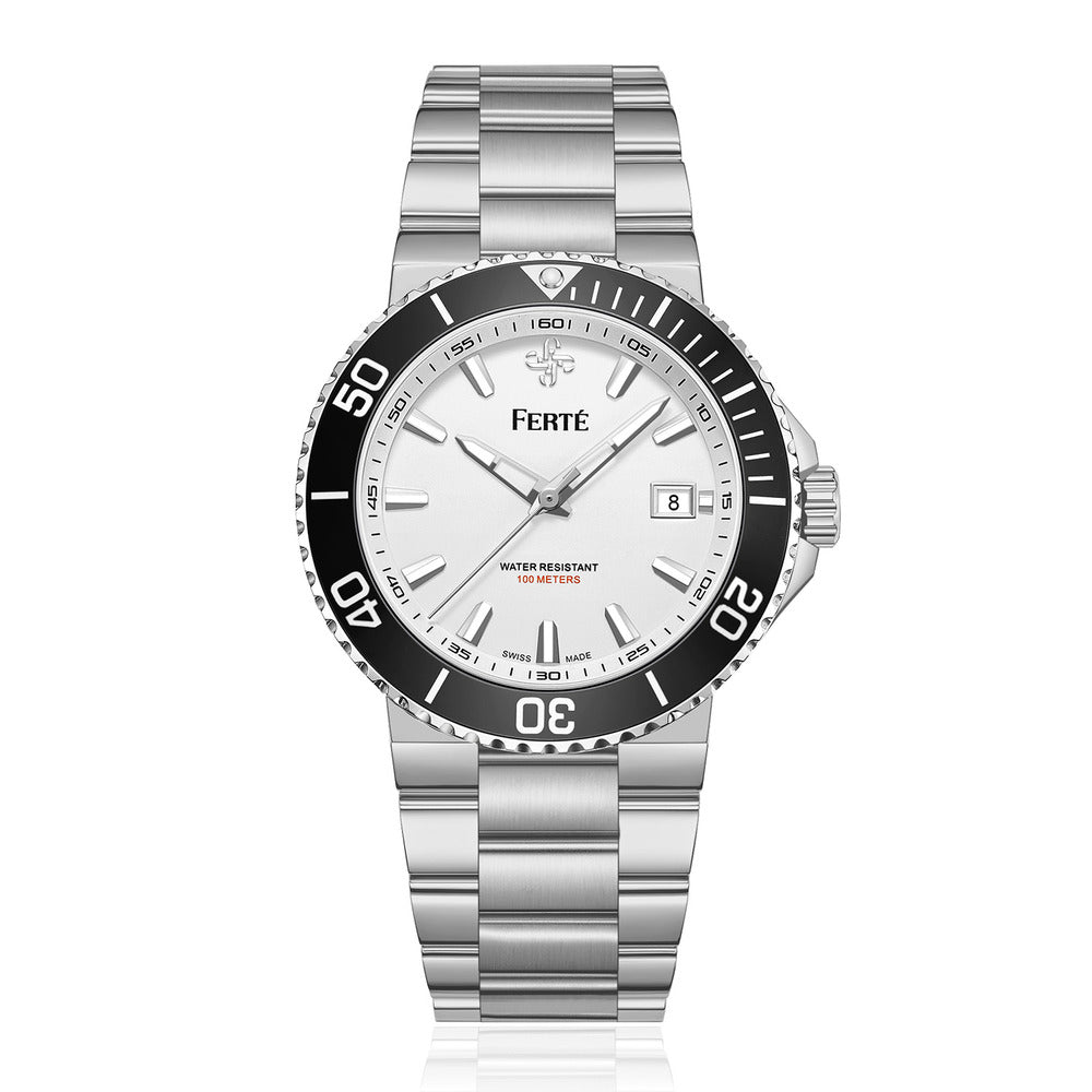 Men Silver Watch