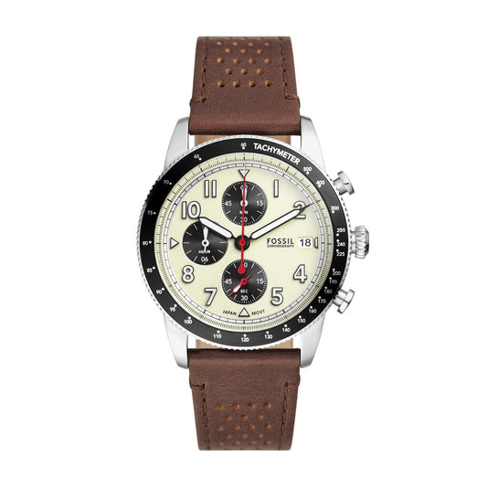 Men Sport Tourer 42mm Cream Watch