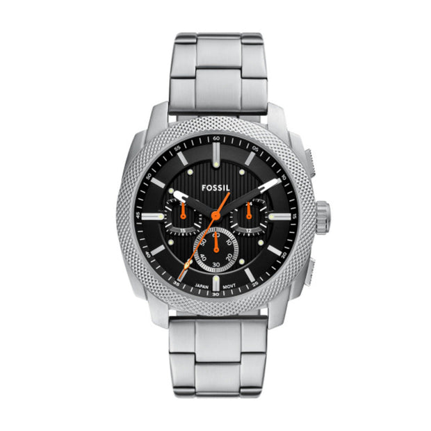 Men Machine Silver Watch
