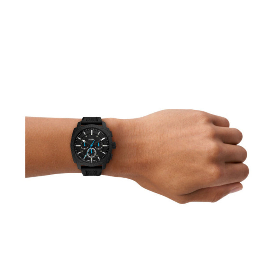 Men Machine Black 44mm Watch