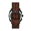 Men Machine Brown Watch