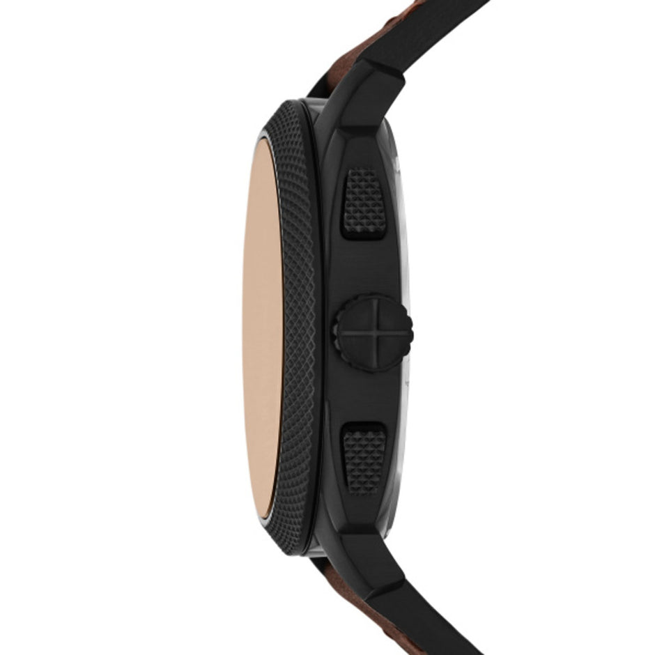 Men Machine Brown Watch