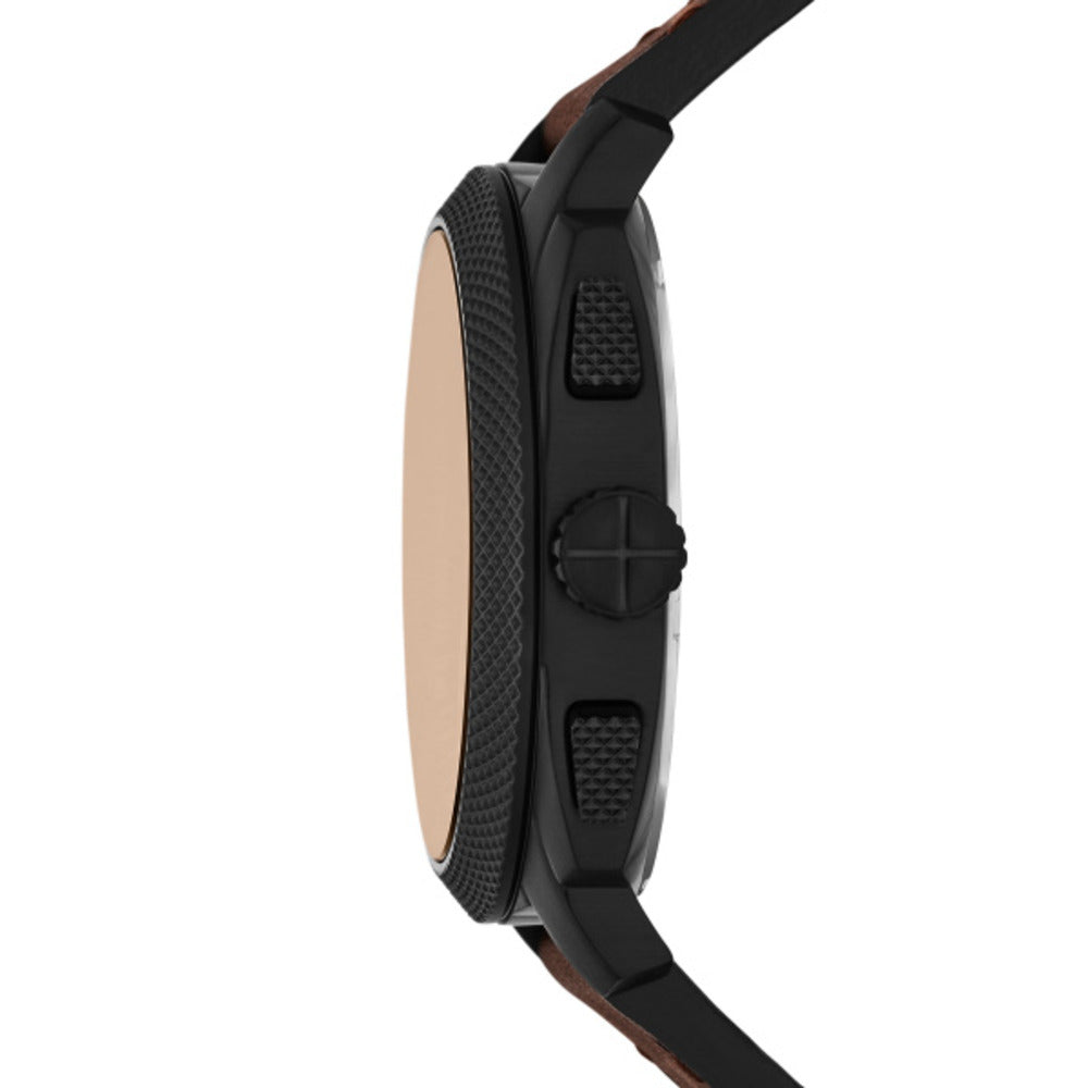 Men Machine Brown Watch
