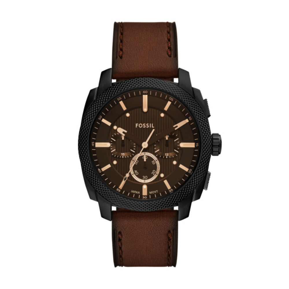 Men Machine Brown Watch