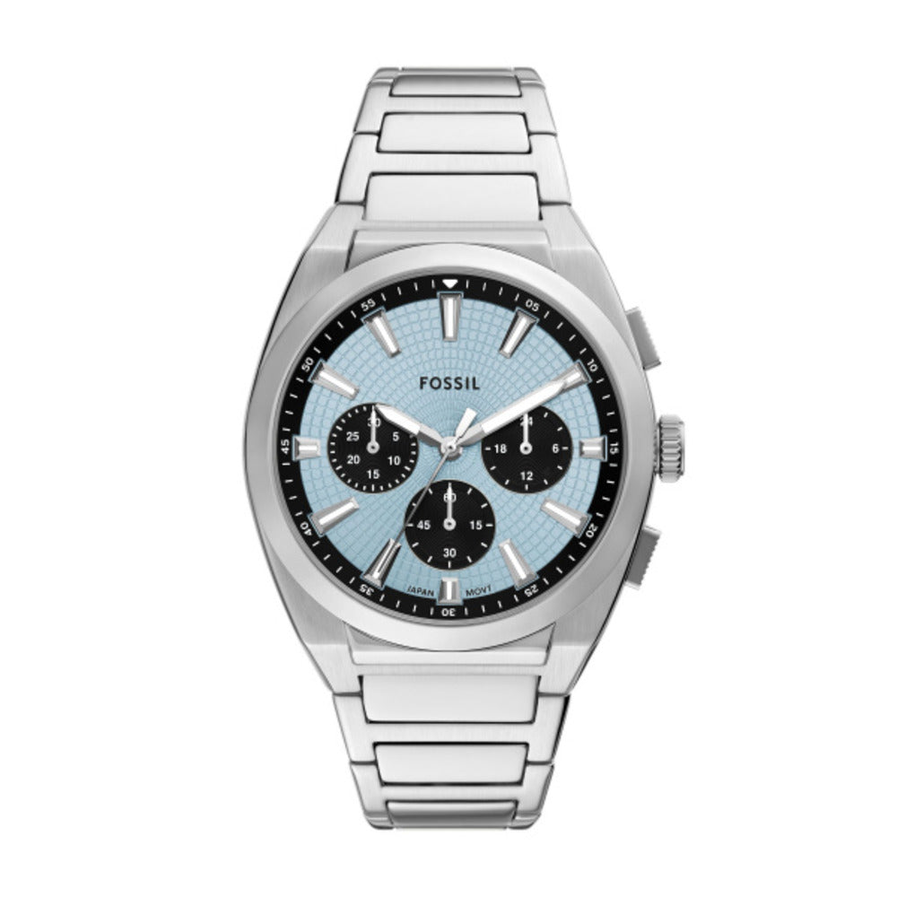 Men Everett Silver 44mm Watch