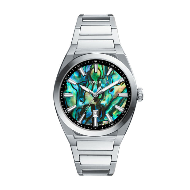 Men Everett Silver 42mm Watch