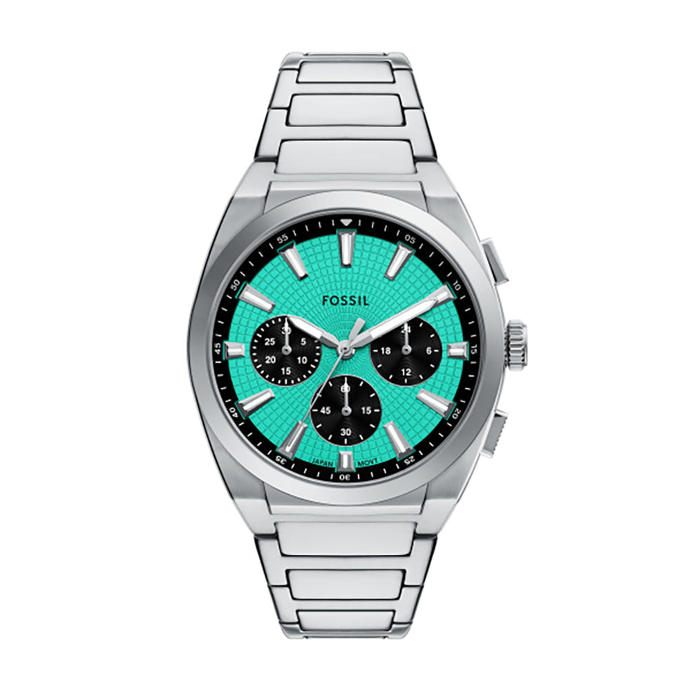 Men Everett Silver 44mm Watch