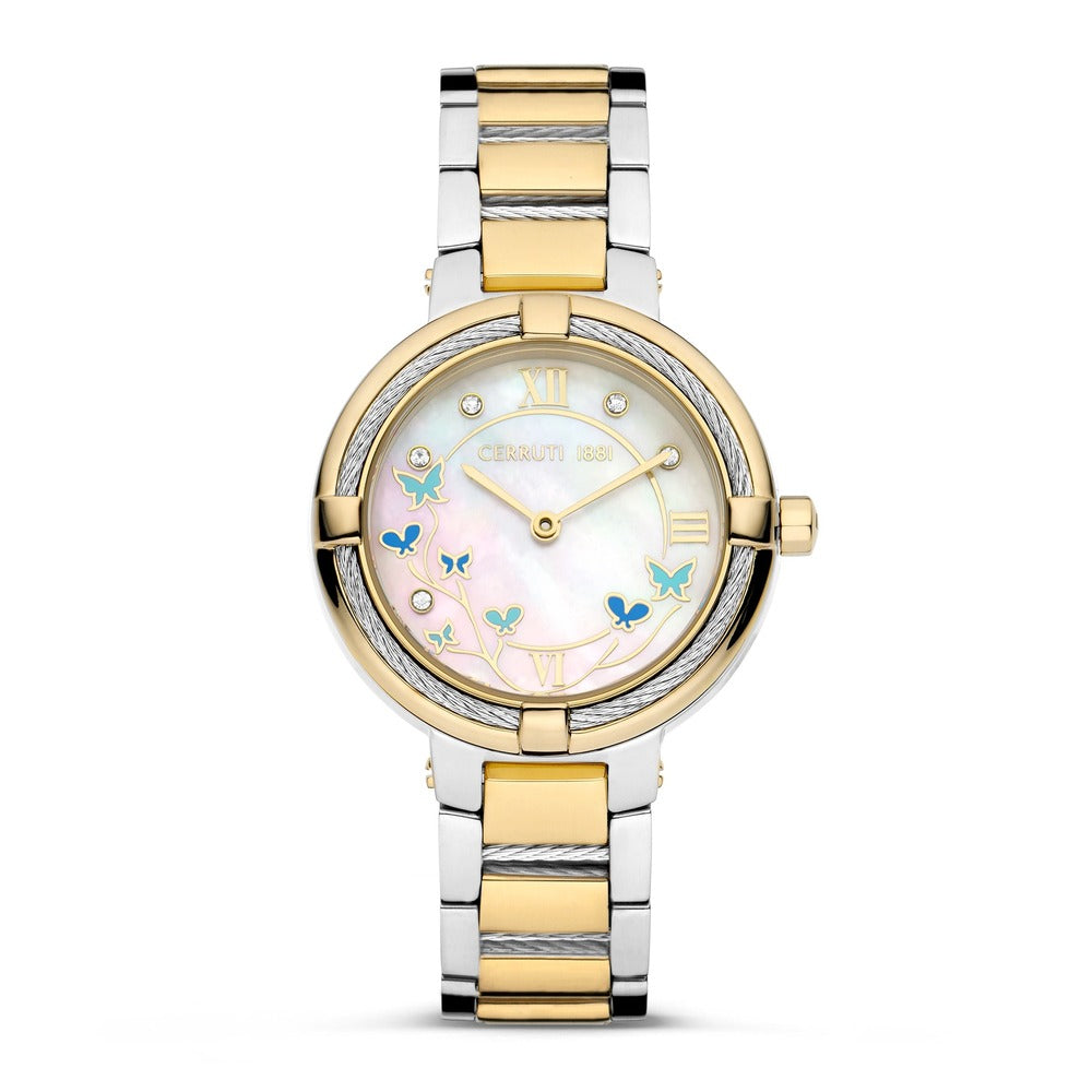 Women Gold & Silver Watch