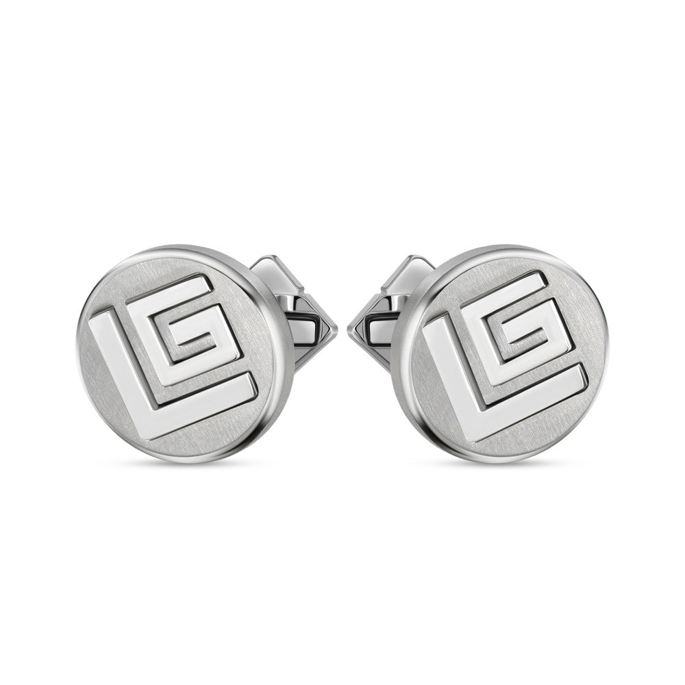 أزرار أكمام ثيبو فضية للرجال