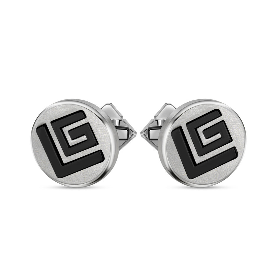 أزرار أكمام تيبو سوداء للرجال