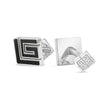 Men Lucien Black Cufflink