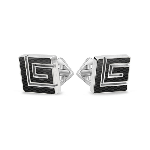 Men Lucien Black Cufflink