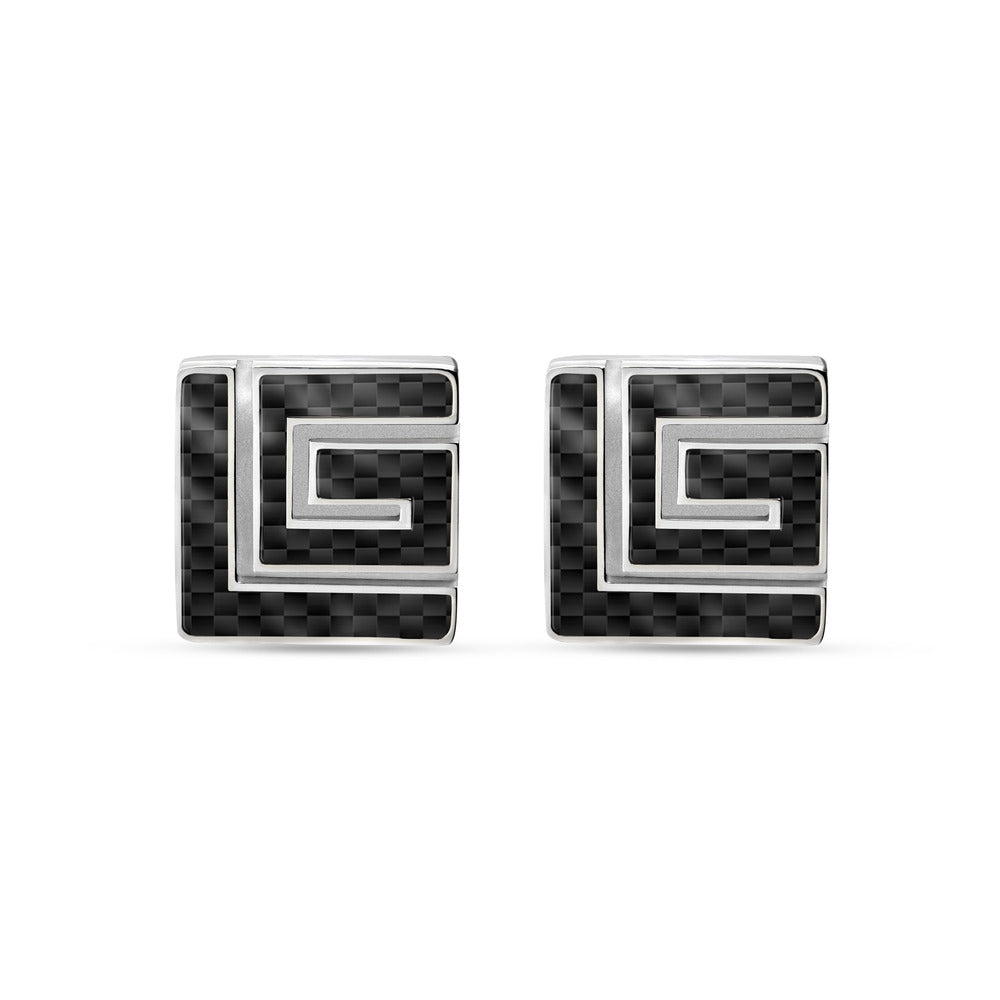 Men Lucien Black Cufflink