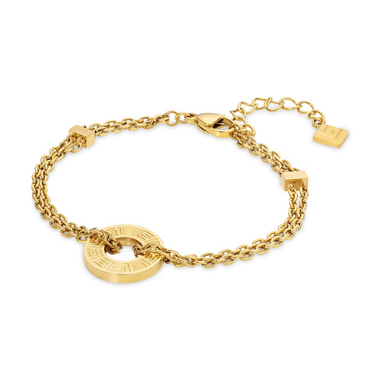 Women Victoria Yellow Gold Plated Bracelet