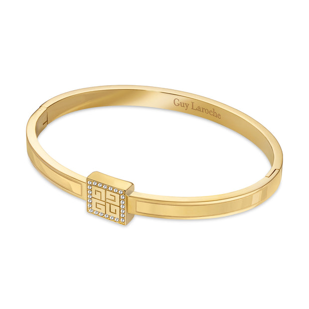 Women Eva Golden Plated Bangle