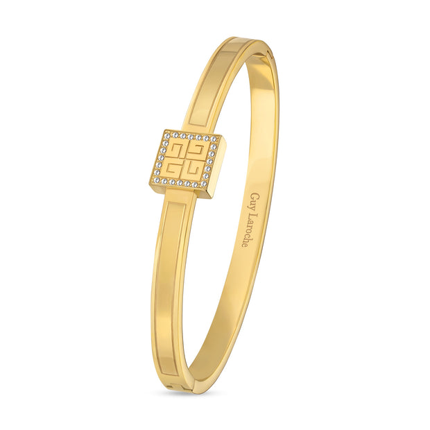 Women Eva Golden Plated Bangle