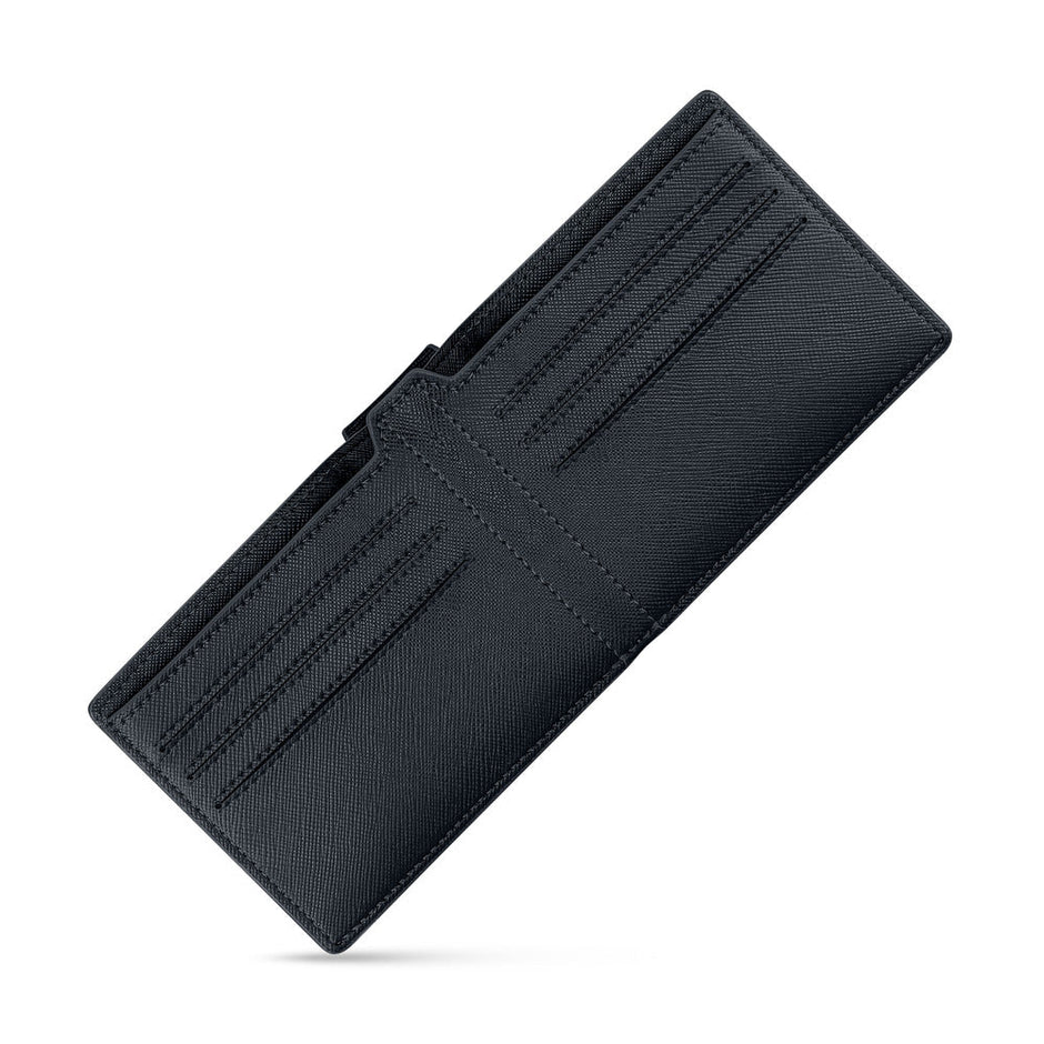 محفظة رجالية باللون الأزرق الداكن