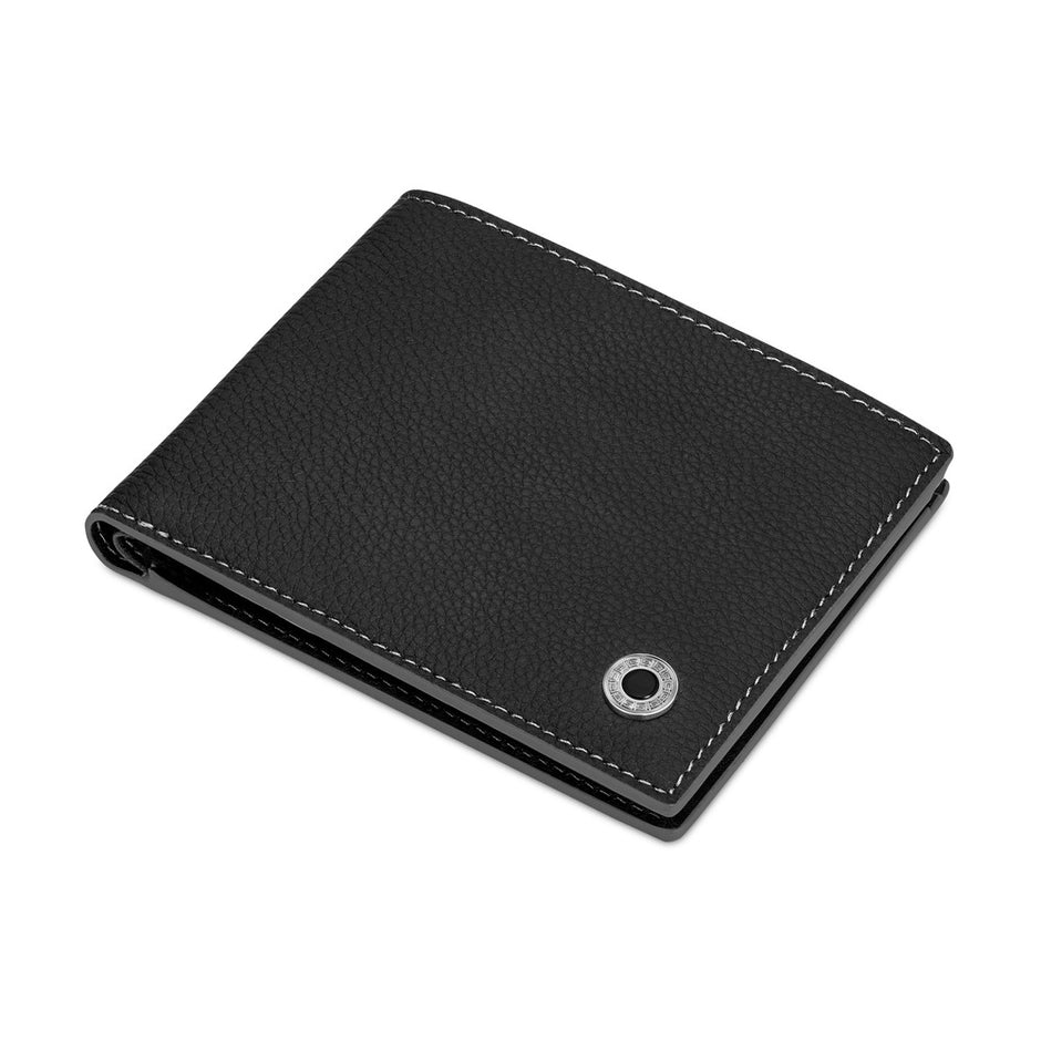 Men Spade Black Wallet