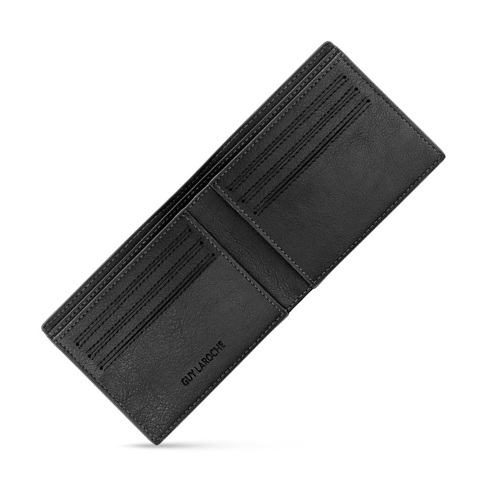 Men Spade Black Wallet