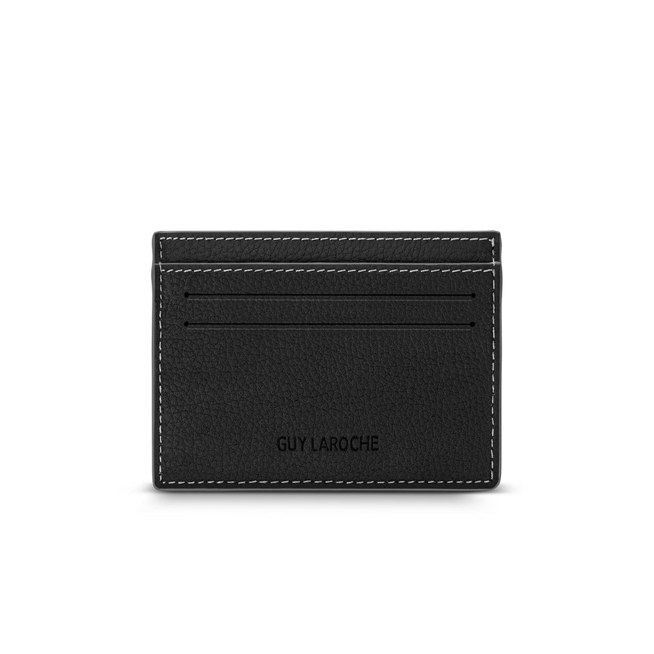 Men Spade Black Card Holder
