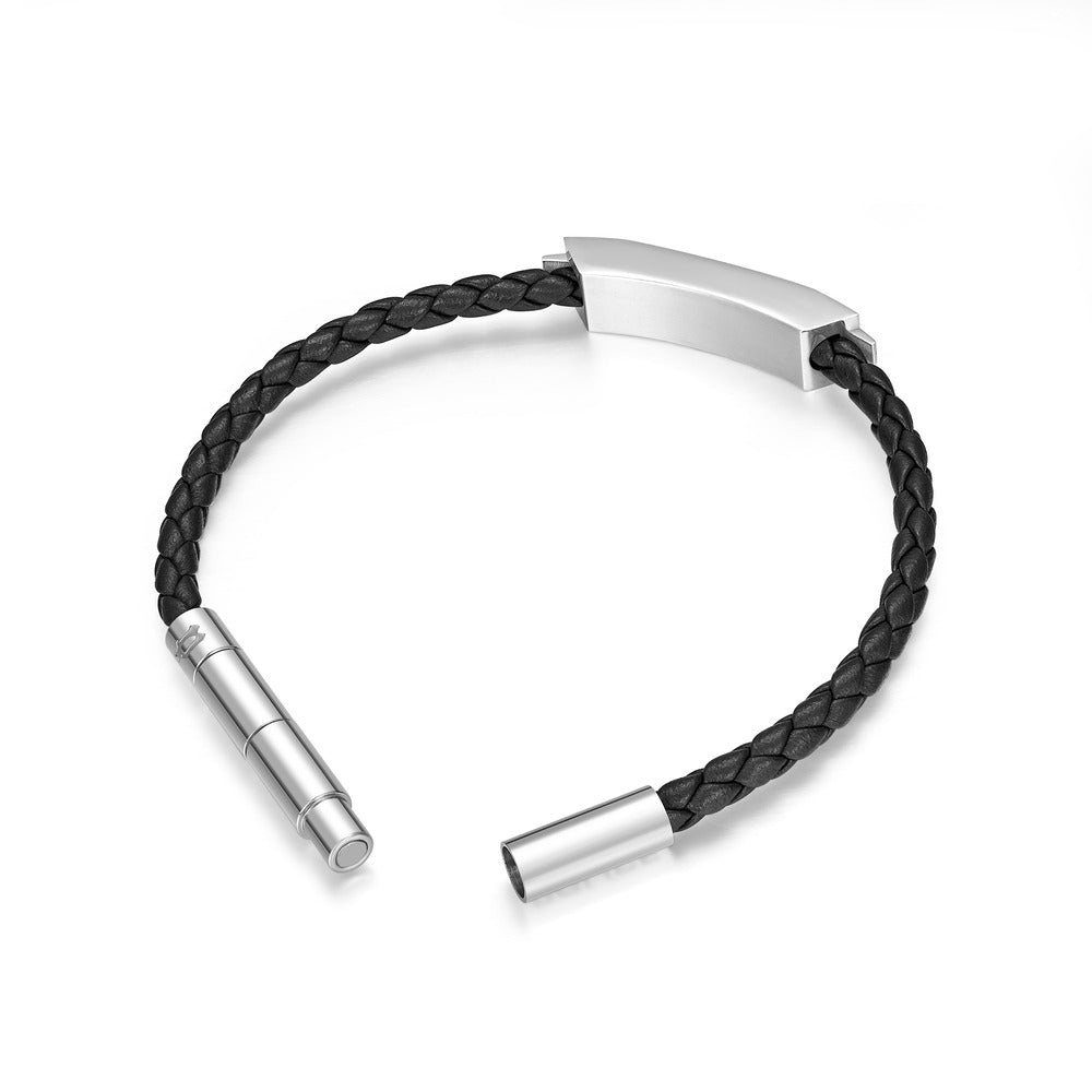 Men Gripcord Silver Bracelet